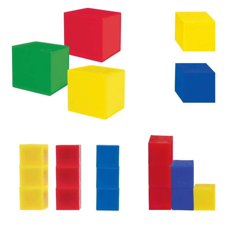 Didacti Cubos para apilar gde 5x5x5cm 25pz