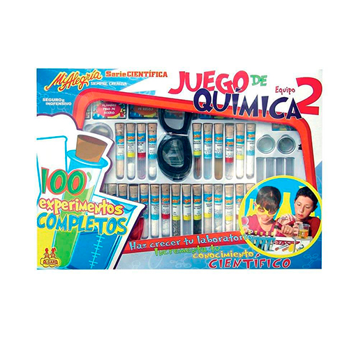 Didacti Química mediana; set de sustancias quimica para crear mas de 100 experimentos como lo son el jardin quimico o decorar una flor entre muchos mas que se encuentran detallados en el instructivo