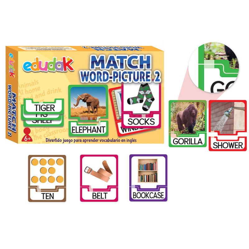 Didacti Match word picture 2 8.5x10cm 53pzas