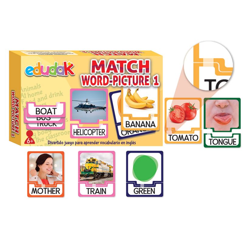 Didacti Match word picture 1 8.5x10cm 53pzas