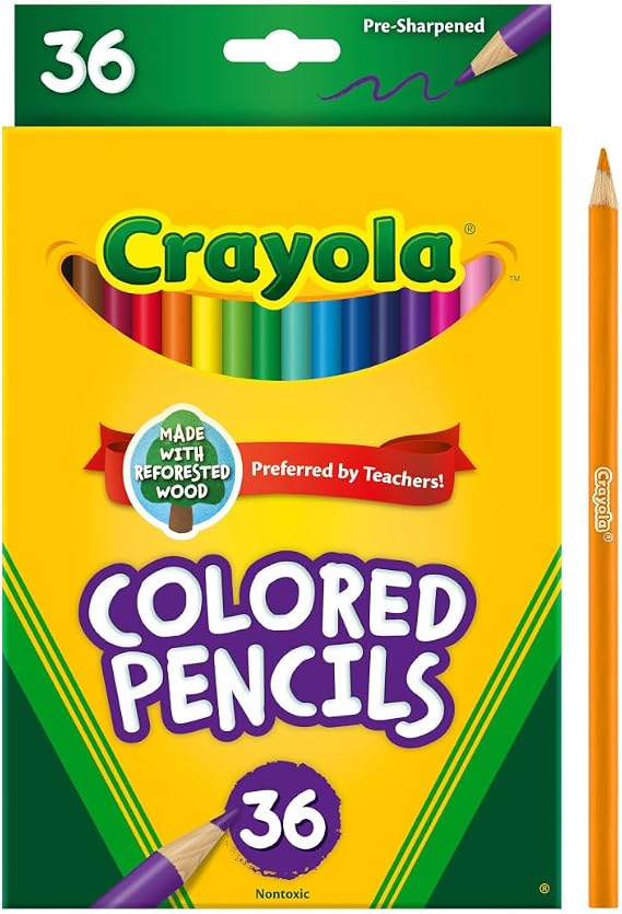 Didacti Colores largos con sacapuntas 36 piezas
