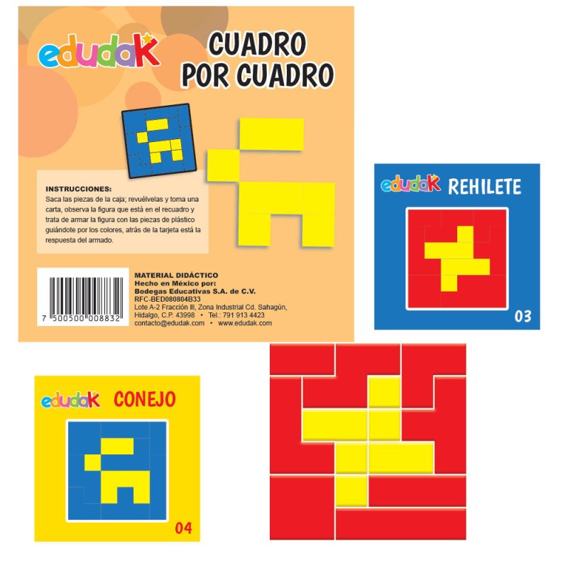 Didacti Cuadrado por cuadrado 12cm