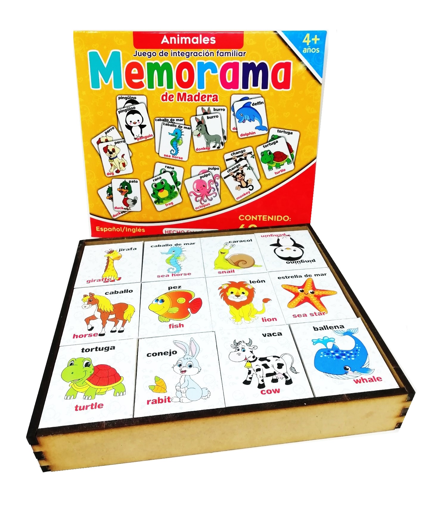 Didacti Memorama animales 60 piezas