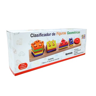 Didacti Clasificador de formas geométricas 15 piezas