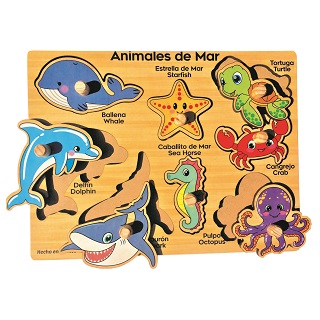 Didacti Resaque animales del mar 8pz (29x23)cm