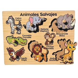 Didacti Animales salvajes 8 piezas 