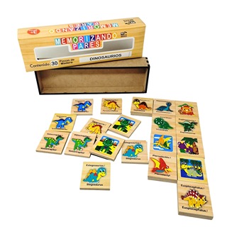 Didacti Memorizando  dinosaurios 30pz