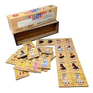 Didacti Memorizando animales de la granja 30pz