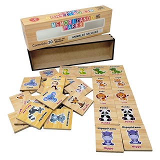 Didacti Memorizando animales salvajes 30pz