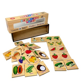 Didacti Memorizando frutas y verduras 30pz