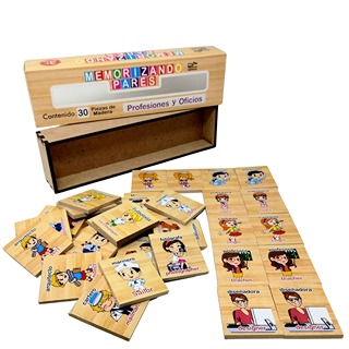 Didacti Memorizando profesiones y oficios 30pz