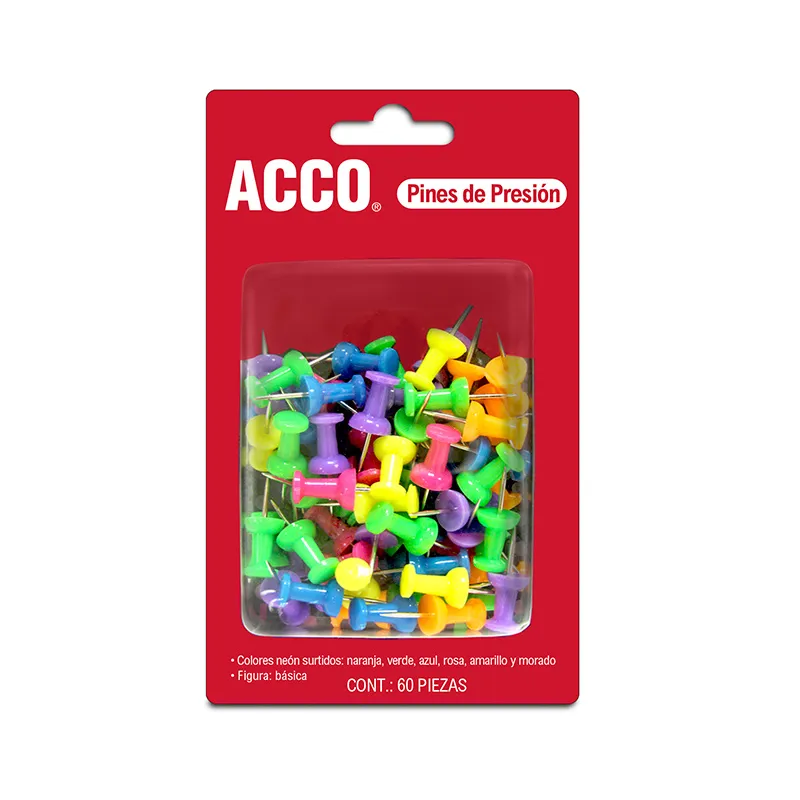 Didacti Chinches colores neon, 60 pzs