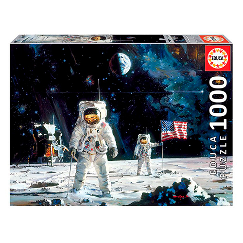 Didacti Rompecabezas primer hombre en la luna 1,000 piezas de cartón 68x48 cm18459