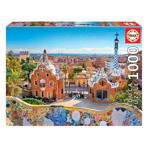 Didacti Rompecabezas vista de Barcelona 1,000 piezas de cartón 68x48 cm 17966
