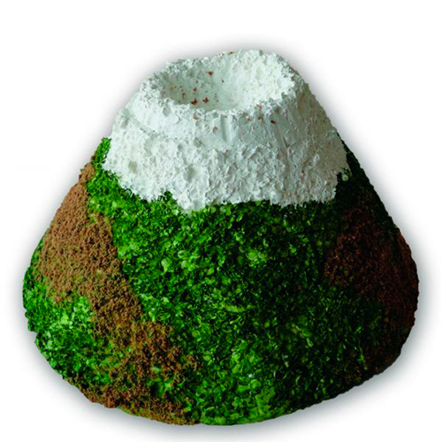 Didacti Volcán verde nevado 14 cm X 23 cm c/1 