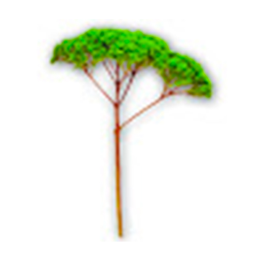 Didacti Árbol tipo ceiba 9 cm No. 4 1 pza