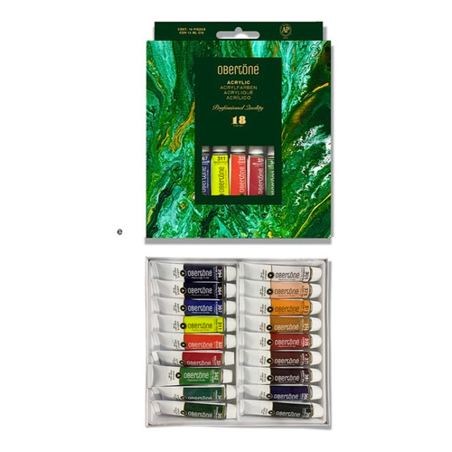 Didacti Pintura acrílica 18 tubos 12 ml 