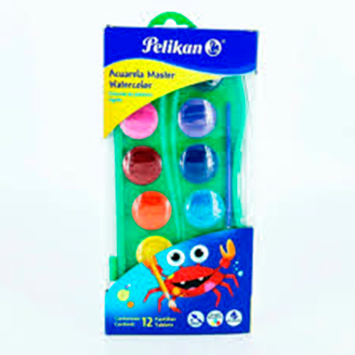 Didacti Acuarela master 12 pastillas