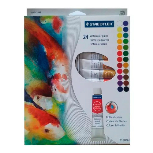 Didacti Acuarelas 24 tubos surtidos 12ml 8880 C24A6 