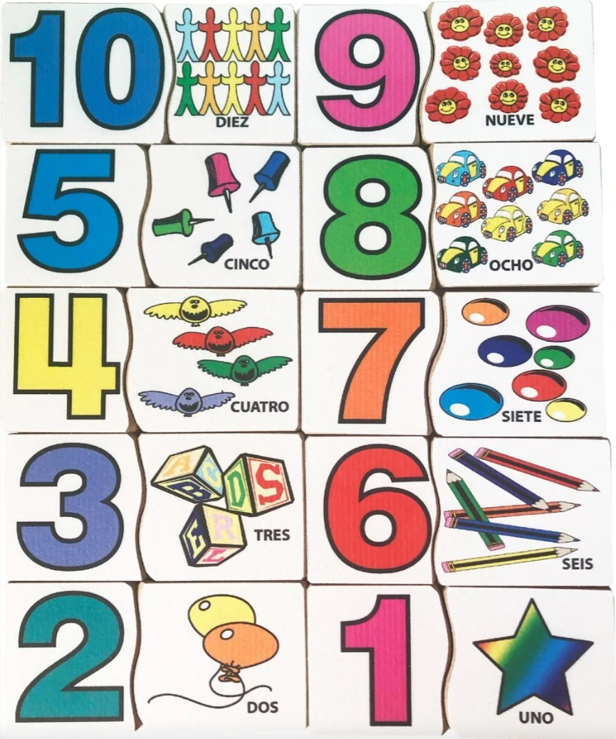 Didacti Juego de asociación por números