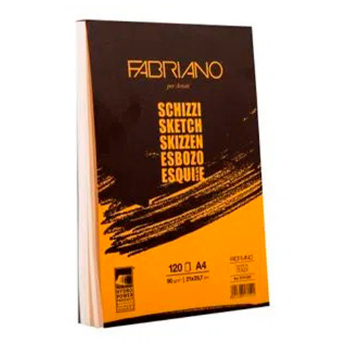 Didacti Block para esbozo fabriano  A4 indart 21 X 29.7 cm