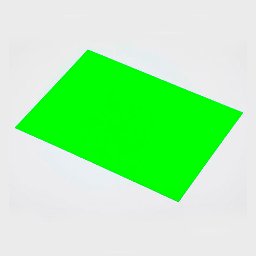 Didacti Cartulina fluorescente verde papel satinado 47.5 X 66 cm 
