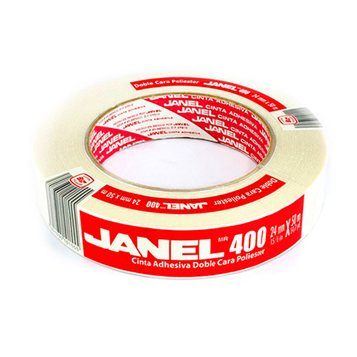 Didacti Cinta adhesiva doble capa poliéster 400 24mm X 50 m