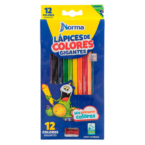 Didacti Colores gigantes triangular c/12 545642