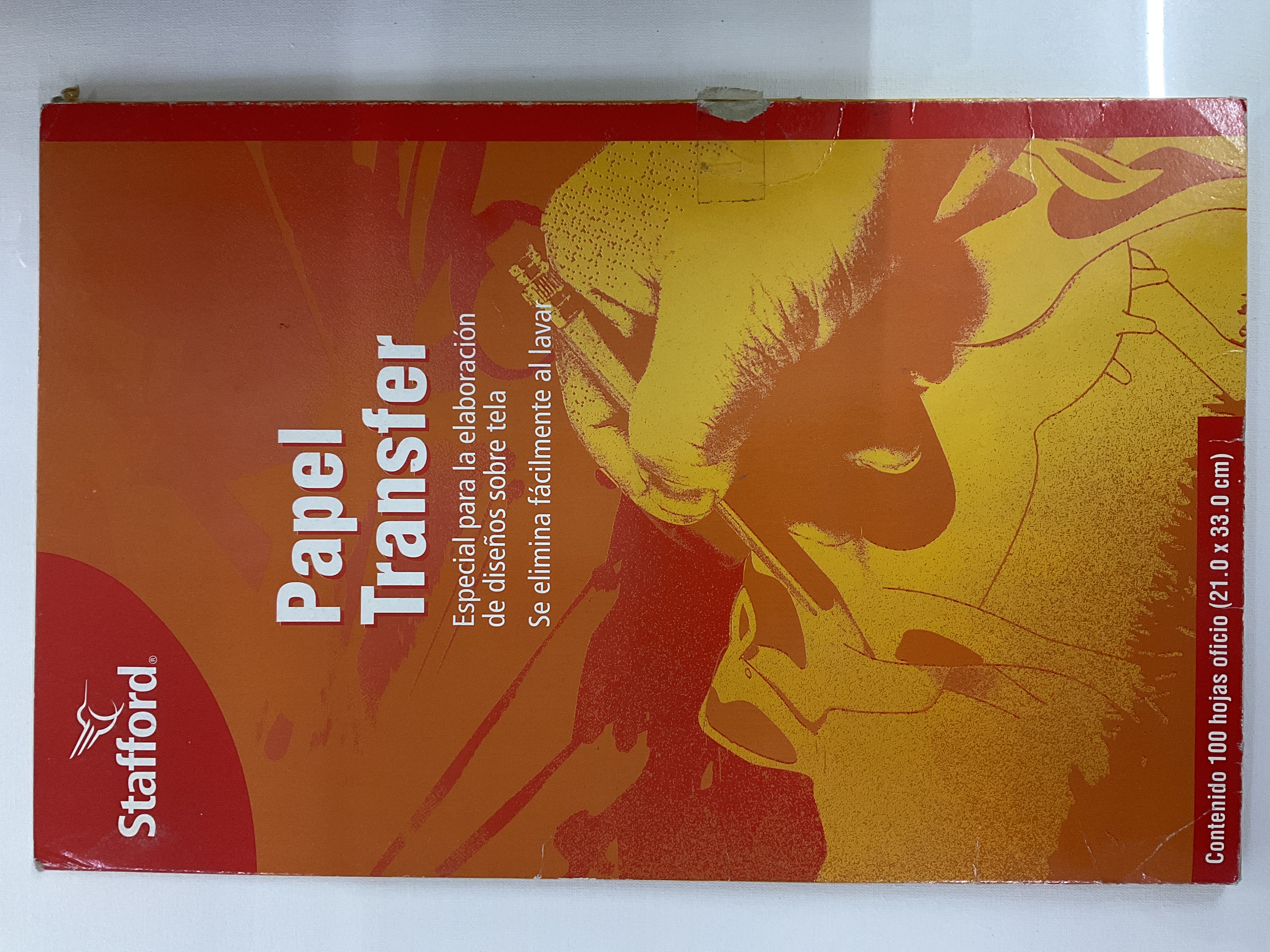 Didacti Papel transfer especial para diseño sobre tela tamaño oficio