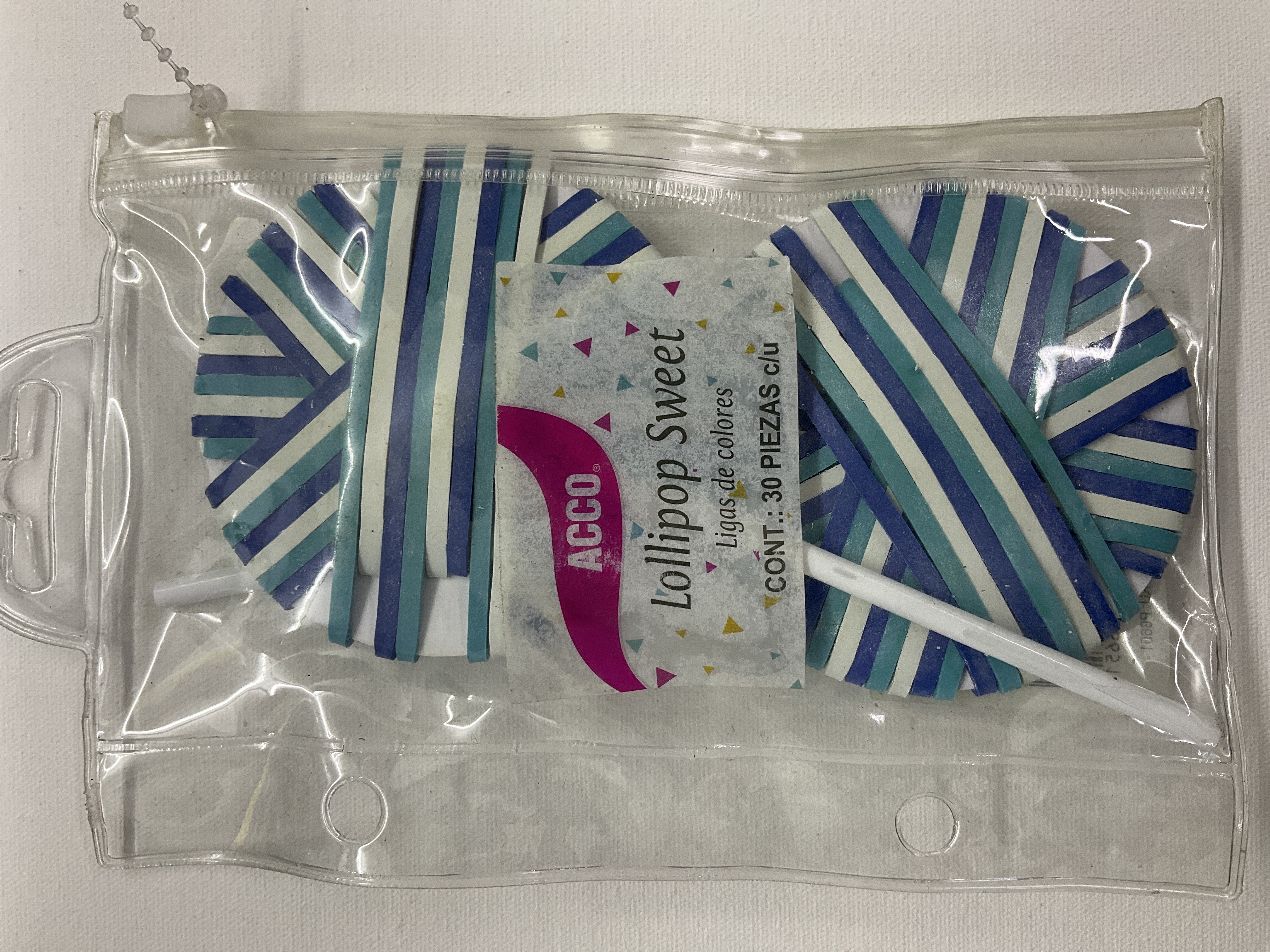 Didacti Ligas de colores paleta 30 piezas c/u