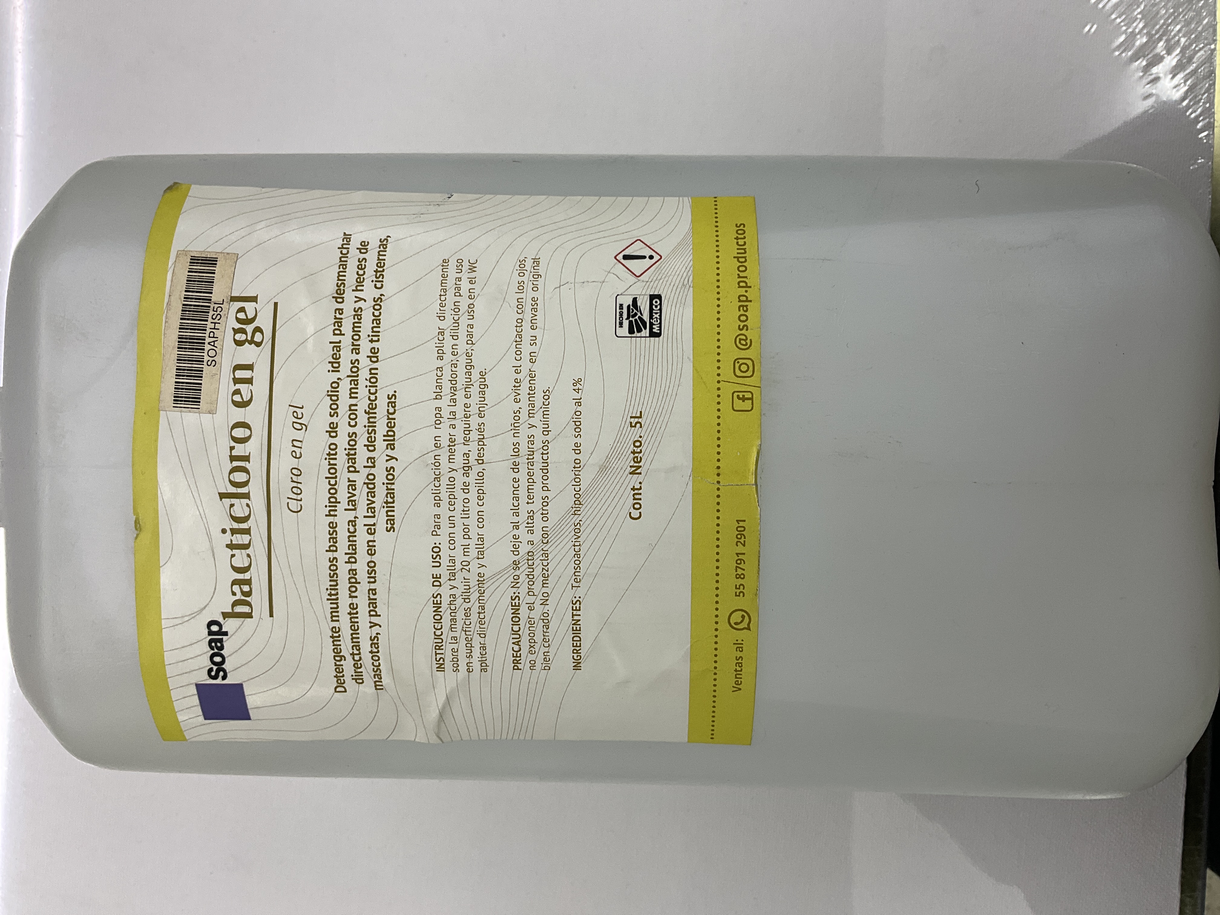 Didacti Bacticloro gel (hipoclorito de sodio)