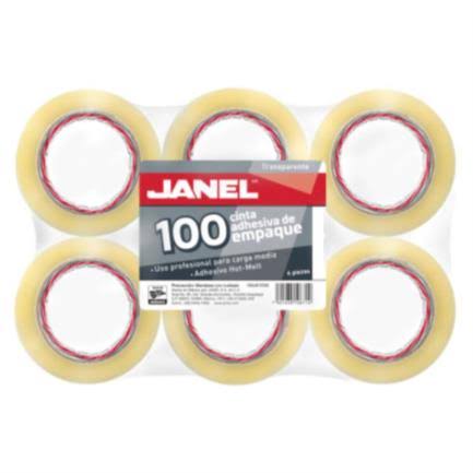 Didacti Cinta adhesiva transparente 48mmx50m c/6pzas