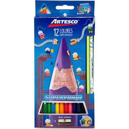 Didacti Colores triangulares 4mm c/12 pzas