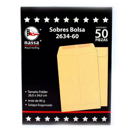 Didacti Sobre bolsa con rondana 2634-09 R c/25pzas