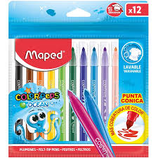 Didacti Plumones ocean 12pzas funda