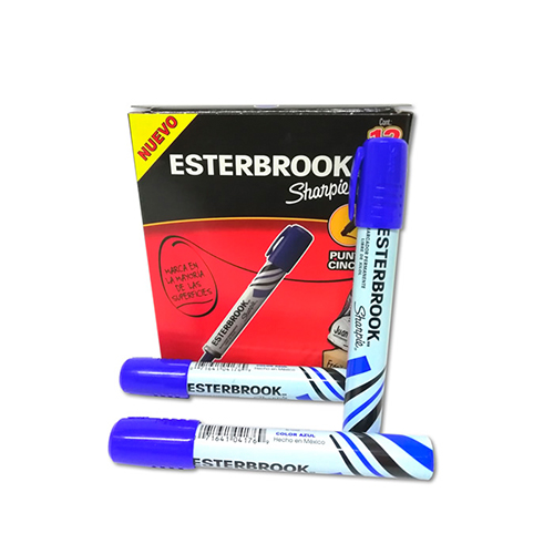 Didacti Marcador permanente esterbrook azul c/12