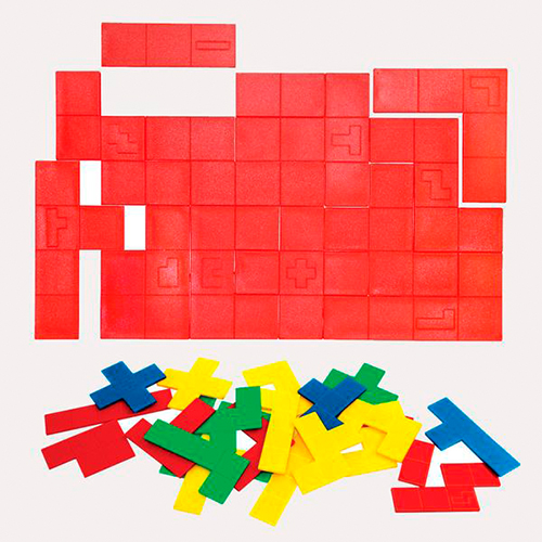 Didacti Pentómino tamaño aprox unidades cuadradas 1.5cm 48 pzas 3080