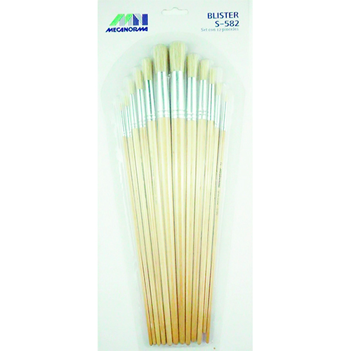 Didacti Juego de pinceles 12 pzas S-582 