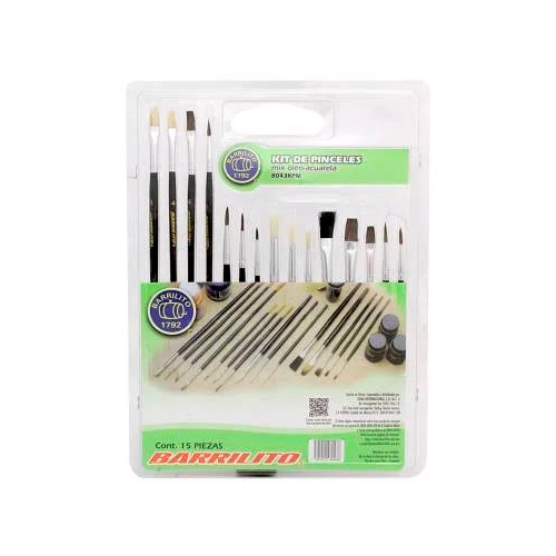 Didacti Pinceles surtidos mixtos 15 pzas 8043KPM 