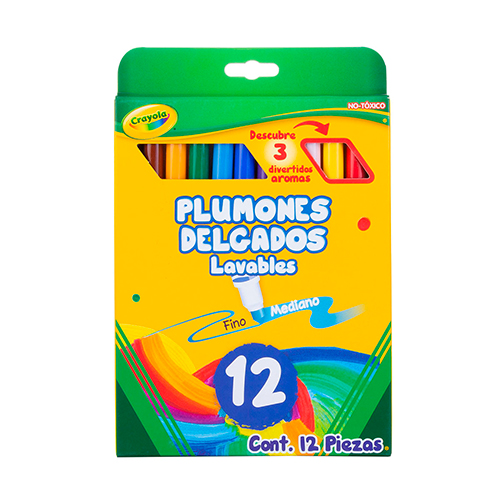Didacti Plumines para colorear lavable c/12 58-0912
