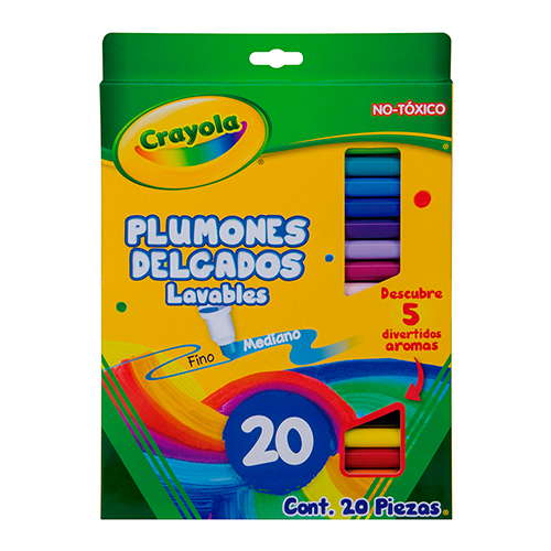 Didacti Plumines para colorear lavable c/20 58-8106