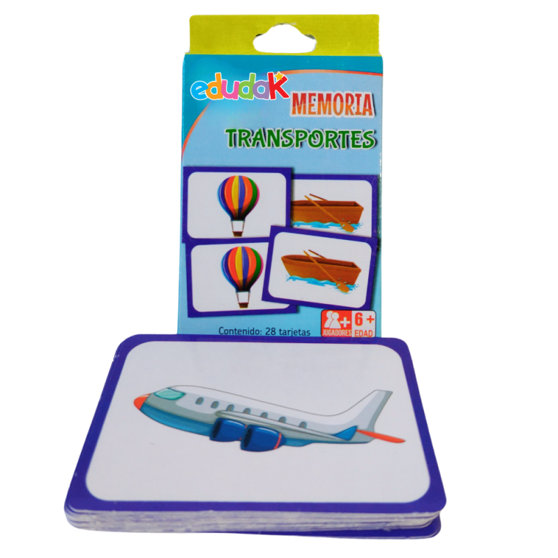Didacti Memoria transportes con 28 pzas 