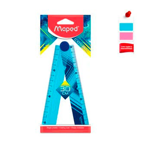 Didacti Regla plástica cosmic 30 cm 1 pza 271210 