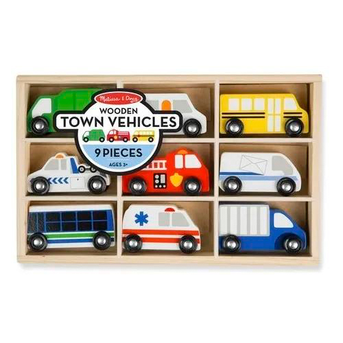 Didacti Vehículos de madera 9 piezas 13170