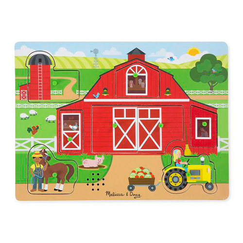 Didacti Resaque madera 22x30cm La granja con sonido 42800