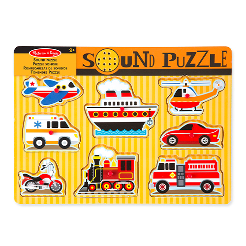 Didacti Resaque madera 22x30cm Vehiculos con sonido 10725